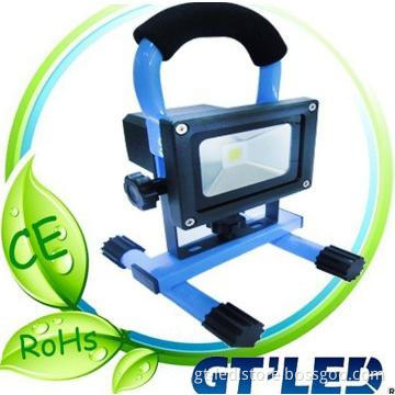 Portable rechargeable RGB floodlight with ce, rohs, saa approved
